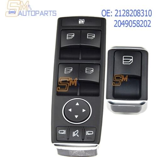2128208310 New Electric Power Window Control Switch For Mercedes Benz W204 W212 C207 A207 C E Class X204 A2049058202