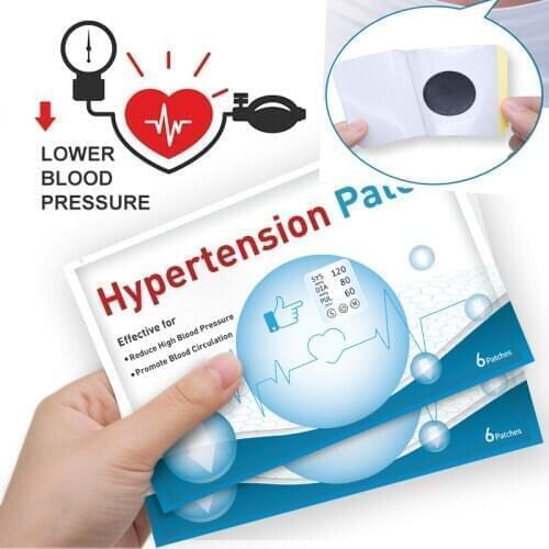 Sumifun 6pcs/bag Chinese Anti Hypertension Patch Lower Blood Glucose Treatment Blood Sugar Balance Patch K05601