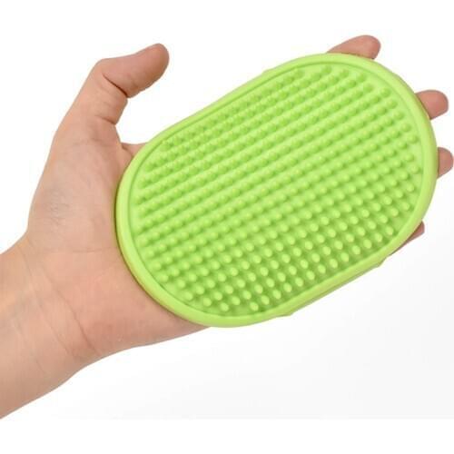 Bath Brush For Pet Dog Cleaning Comb Adjusting Buckle Dog Shower Tools Silicone Gloves Grooming Hair Remover Cat Massage Co