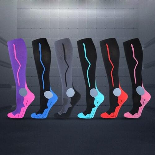 High Quality Compression Stockings Men Women Terry Socks Sport Camping Football Run Prevent Varicose Veins Reduce Fatigue Socks