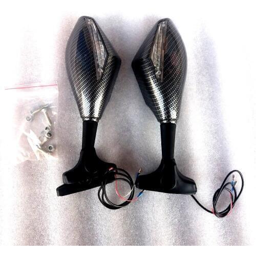 GSXR600 GSXR750 2006 2007 Motorcycle Rearview Mirror with turning light For SUZUKI GSX-R600 GSX-R750 2006 2007