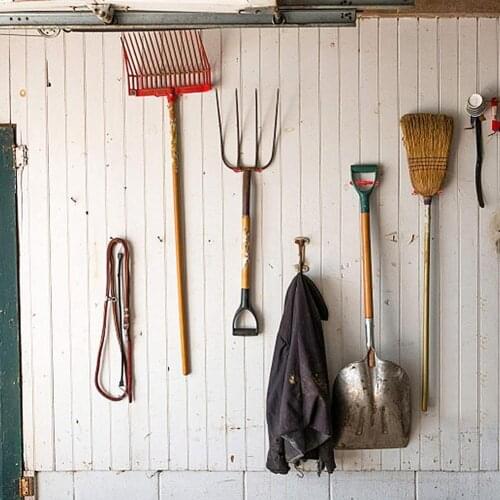 1/5pcsHeavy Duty Wall Garage Storage Hooks Wall Mounting Wall Hanger Storage Hanging Garden Clip Bike Tools Organizer Hook J6Y3