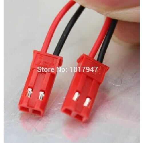 20 pieces lot Male to Male JST Connector Power Cable Wire For For Airplanes & Helicopters