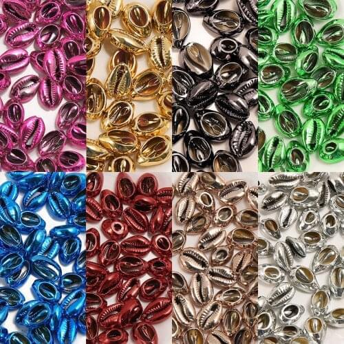 10pcs Natural Seashell Cowrie Conch Beads Beach Jewelry Accessories for Women DIY Sea Shells Earrings Bracelet Necklace Making