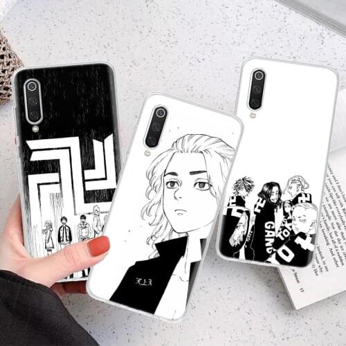 Tokyo Revengers Anime Silicon Phone Case For Xiaomi Note 10 Mi 11 9 8 CC9 10T 9T 5X 6X A3 A2 A1 Lite Pro Poco F1 X3 Cover Coque