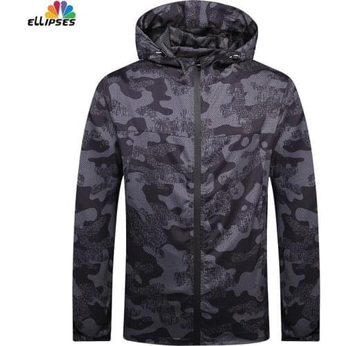 Ellipses Mens Camouflage Jackets