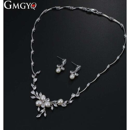 GMGYQ Crystal Leaf Jewelry sets Choker Chaining Jewelry Set Earrings Brides Jewelry Bride Bride Girl Jewelry Set Gift For Women