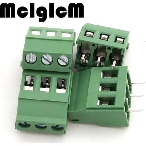 H031-10 20pcs KF129-3P 5.08MM 300V 5.08mm pitch connector pcb screw terminal block connector 3pin