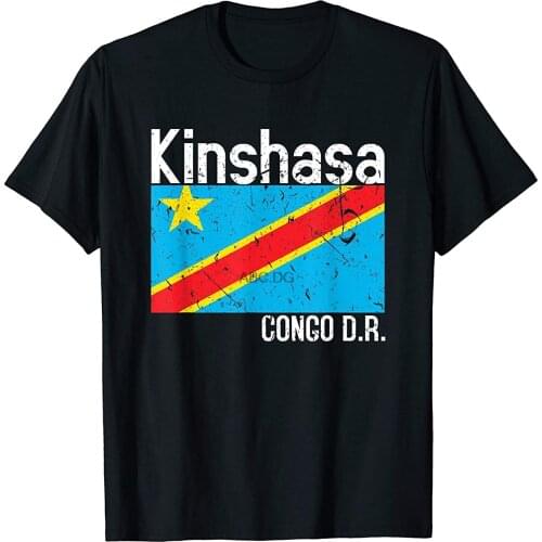 Kinshasa Congo D.R. Flag Democratic Republic of the Congo T-Shirt
