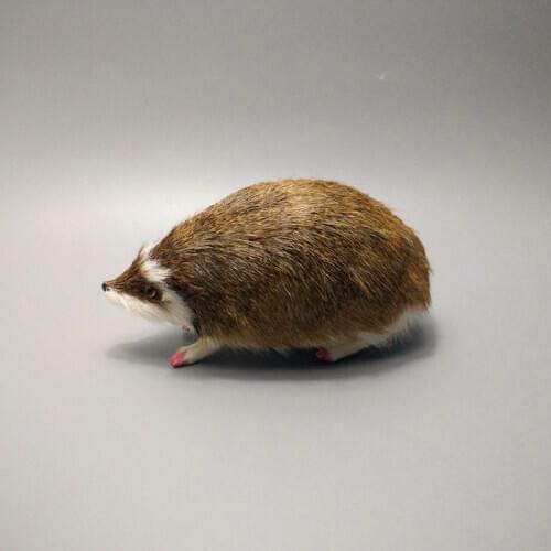 Cute simulation Hedgehog toy polyethylene & furs Hedgehog model gift about 20x10x10cm 1422