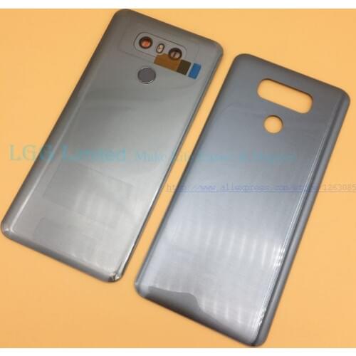 OEM New for LG G6 Back Glass H870 H871 H872 H873 LS993 g6 Battery Cover Back Door Housing Case with touch id + Camera Lens