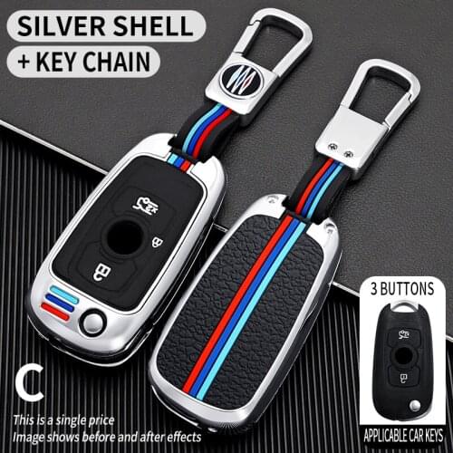 Galvanized alloy Car Key Cover For Opel Vauxhall Astra K Corsa E For Buick VERANO ENCORE GX GL6 Flip Key Case Holder Cover