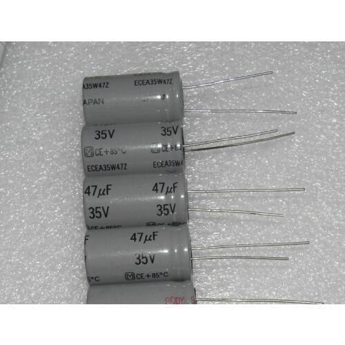 Original new 100% 35V47UF CE-BP series ECEA35W47Z electrode less direct insertion electrolytic capacitor (Inductor)