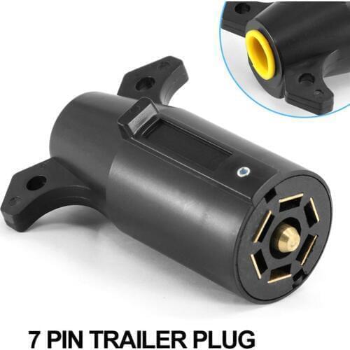 7 Pin To 13 Pin Truck Caravan Adaptor Towbar Towing Socket Electrical Converter 12V Plastic Trailer Plug Adapter Connector