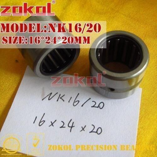 ZOKOL bearing NK14/16 NK14/20 NK15/16 NK15/20 NK16/16 NK16/20 needle roller bearings without inner ring 16*24*20mm