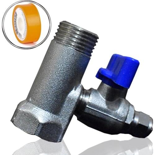 RO Feed Water Adapter 1/2 "to 1/4" Ball Valve Female Threaded Reverse Osmosis Faucet stainless Steel Tap
