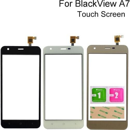 Touch Screen Digitizer Panel For BlackView A7 / A7 Pro TouchScreen Sensor Tools 3M Glue Wipes Touch