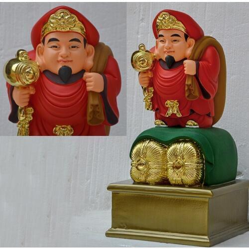 39cm large Southeast Asia India Japan HOME SHOP Shrine Recruit money GOOD LUCK God of fortune Mahakala god FENG SHUI statue