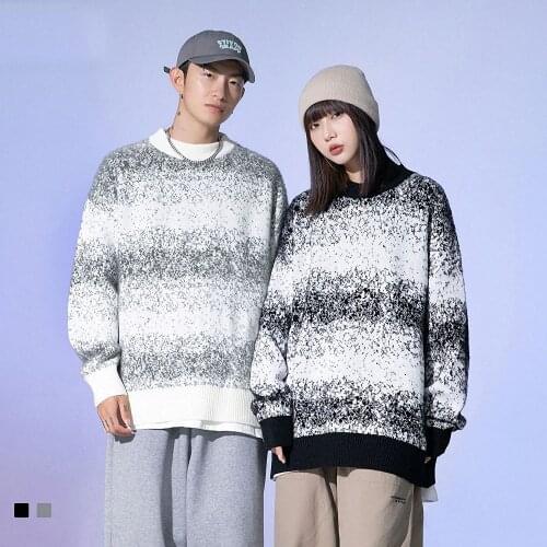 Mens Oversize Sweaters Pullovers Hip Hop Streetwear Harajuku Girl Knitted Loose Hip Hop Casual Woman Fashion Casual Tops Coats