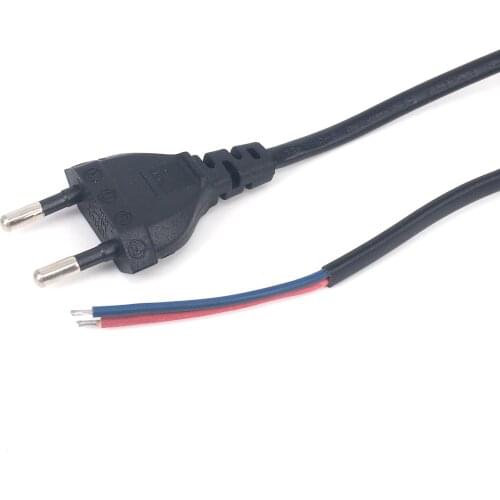 EU European AC Power Extension Cable US Japan Plug Power Supply Cord 1.5m 18AWG For Electrical Sockets Outdoor Lamp Bulb Light