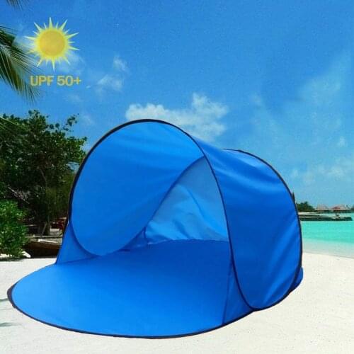 Pop-up Beach Tent Portable UV-protecting Sunshelter Automatic Outdoor Campings Waterproof Tents Camping Sunshade Beach Tent