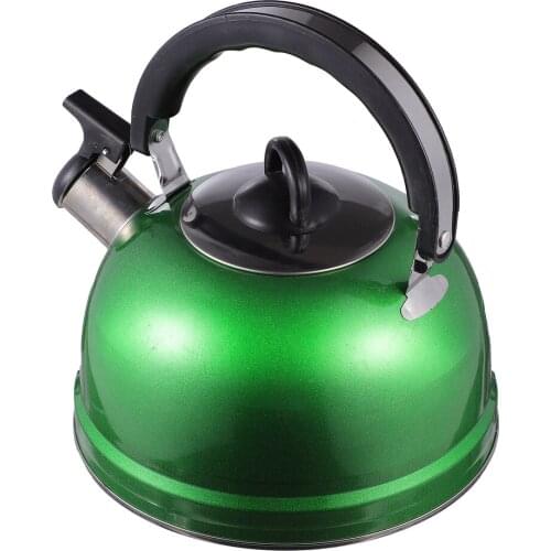1Pc 1.2L Water Boiling Kettle Heating Teakettle Large Capacity Whistling Kettle