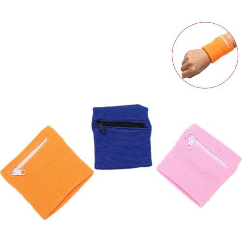 Running Travel Bike Safe Sports Bag for Running Gym Bike Wallet Safe Storage Wrist Support Wrist Purse Bag with Zipper 1 Pcs