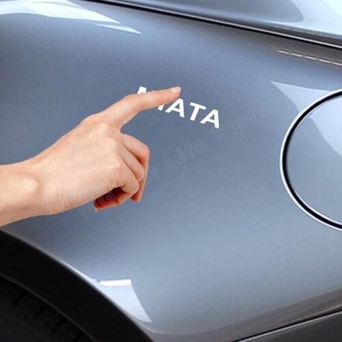 4pcs Car Windows Sports PVC Stickers For Mazda Miata DIY Auto Styling Sport Decals Car Sticker Decoration Accessories