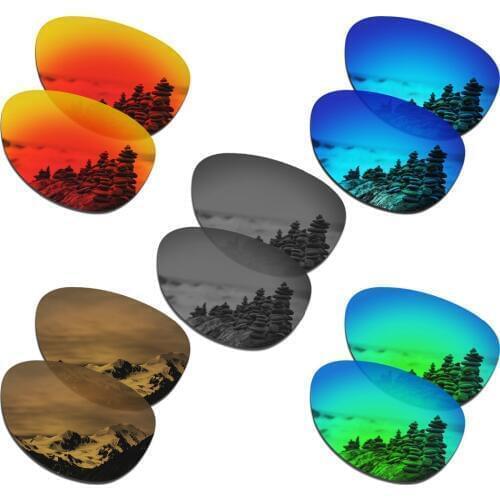 SmartVLT 5 Pairs Polarized Sunglasses Replacement Lenses for Oakley Elmont M - 5 Colors