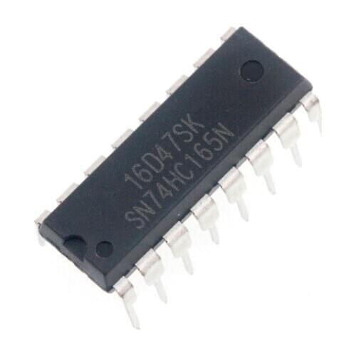 5PCS SN74HC165N DIP16 SN74HC165 DIP 74HC165N DIP-16 74HC165 new and original IC