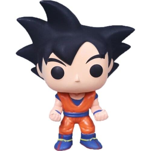 10Cm Pop Dragon Ball Z Action Figure Goku Action Doll Collectible Model Toys Voor Chlidren Verjaardag Christmas Gift