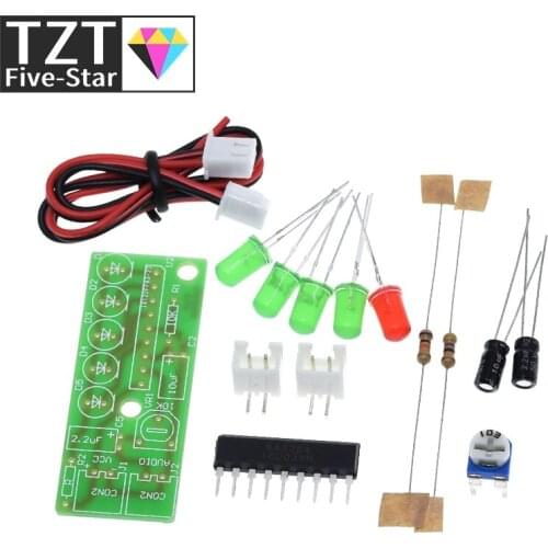 TZT Electronic Kit Parts 5mm RED Green LED Level Indicating 3.5-12V KA2284 DIY KIT Audio Level Indicator Suite Trousse DIY