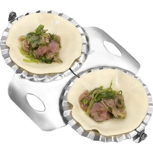 Stainless Steel Dumpling Mold Maker Dough Pie Ravioli Press Mold Kitchen Tool Accessories HFing