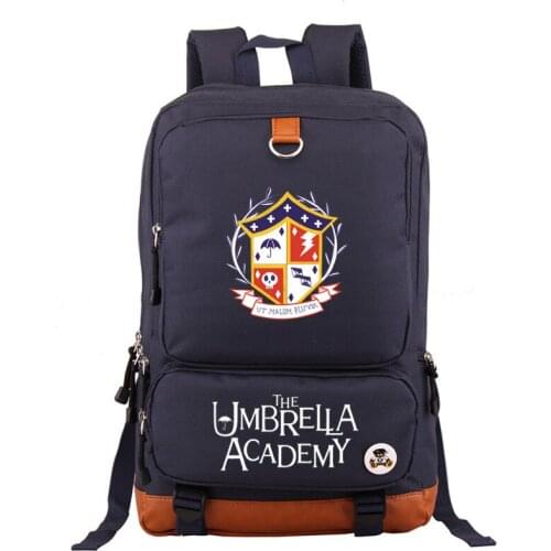 Umbrella Academy Canvas Backpack Travel Women Mens Bag Large Capacity for College students School Bags New Trend Laptop Mochila