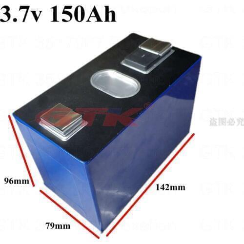 1pcs 3.7v 150Ah cell 100A lipo battery 4.2v pack diy solar photovoltaic energy storage inverter lithium 200ah 12v car scooter