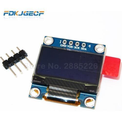 0.96 inch IIC Serial White OLED Display Module 128X64 I2C SSD1306 12864 LCD Screen Board GND VCC SCL SDA 0.96" for Arduino