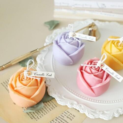3D Large Flower BloomSilicone Aromatherapy Candle Making Mold Newest For Handmade Soap Kitchen Tools Cake Decorative Moulds