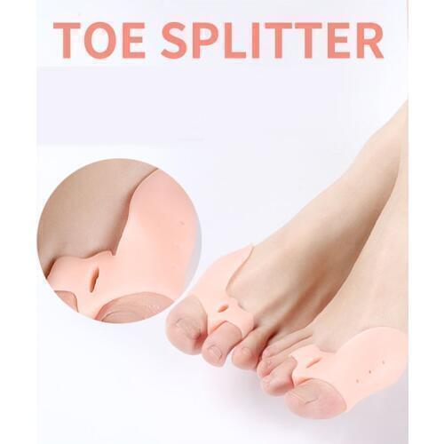20pairs/lot lSilicone gel bunion splint toe separator Overlapping spreader feet care corrector aligns health hallux valgus MR038