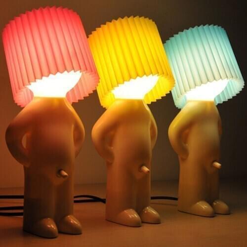 Modern cartoon style plastic Table Lamp LED table Lamps Desk american style LED Night Lights EU/AU/US/UK Plug table lamp