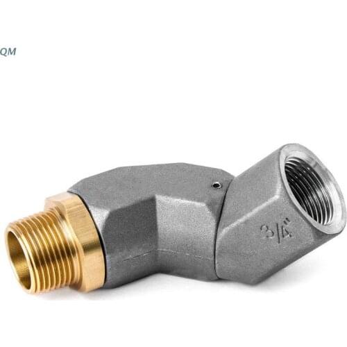 3/4" 360 Degree Universal Rotary Oil Pipe Connector Fuel Transfer Hose Joint 13MF