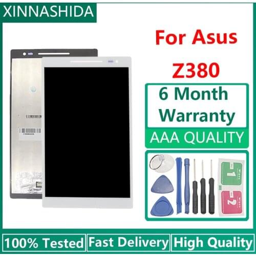 LCD 8" For Asus Zenpad 8.0 Z380 Z380KL Z380M P024 P00A LCD Display Touch Screen Digitizer Assembly For Asus Z380+Free Tools