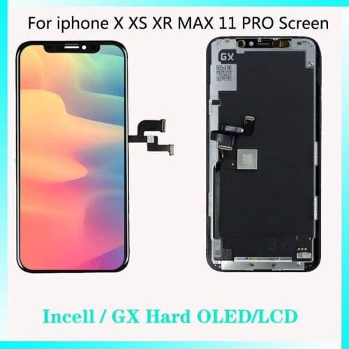 100% Tested LCD For iPhone X GX OLED XS XR 11 Pro Screen LCD Display Touch Screen Digitizer Assembly For iPhone X XS Max OLED