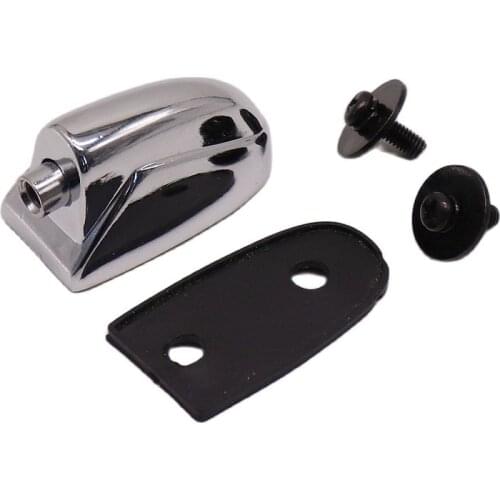 4 Pieces 26mm Hole To Hole Distance Drum Lugs Zinc Alloy Material Silver Color Singel Side Snare Drum Lug with Screws and Washes