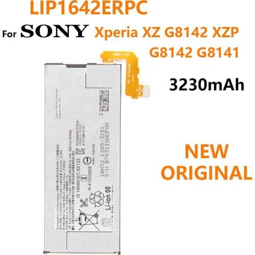 100% genuine for Sony XZ XZP G8142 G8141 LIP1642ERPC Battery 3230mAh Phone batteria High Quality Battery with tracking number