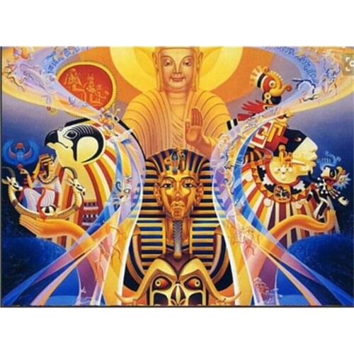 5D DIY Diamond Painting Egyptian Portrait Diamond Embroidery Cross Stitch Kit Religious Art Mosaic Needlework Home Decor Gift