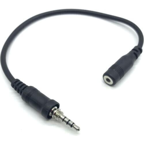 Banggood 3.5mm Female Plug Connector Audio Transfer Cable for YAESU Vertex VX-7R VX-6R VX-177 VX-170 Radio Headset Earphone