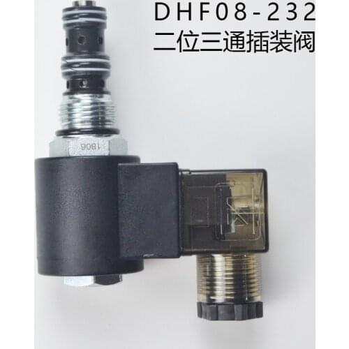 -Two-position Three-way Threaded Cartridge Solenoid Valve Valve DHF08-232 Hydraulic Valve SV08-30