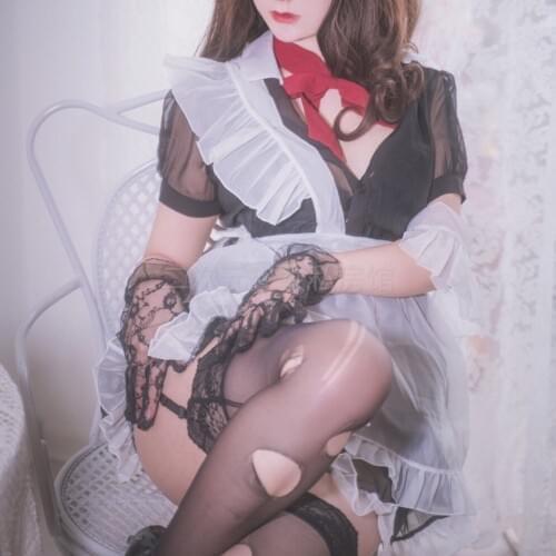 Lolita Erotic Net Yarn Sex Lingerie Sweet Maid Role Play Costume Cosplay Clothing for Adult Female Transparent Hollow Underwear