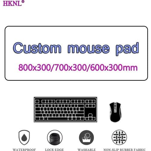 Mausepad Custom Mouse Pad 700x300 Deskmat White Mousepad 800x300 Slipmat Mouse Personalized Gamer Accessories Gaming Mouse Mat