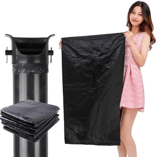 Garbage Bags Black Thicken Disposable Environmental Waste Bag Privacy Plastic Trash Bags 120x100CM